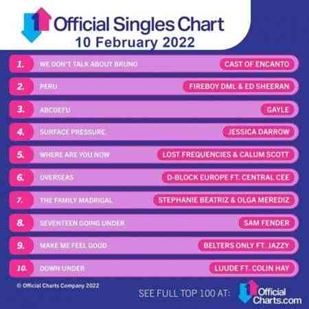 The Official UK Top 100 Singles Chart [10.02] 2022 2022 торрентом