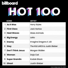 Billboard The Hot 100 (30.04) 2022 2022 торрентом