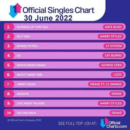 The Official UK Top 100 Singles Chart [30.06] 2022