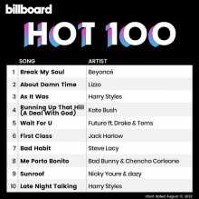 Billboard The Hot 100 (13.08) 2022