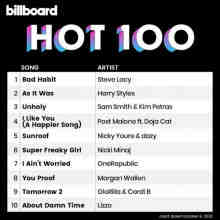Billboard Hot 100 Singles Chart (08.10) 2022