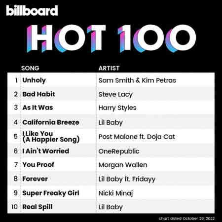 Billboard Hot 100 Singles Chart [29.10] 2022 2022 торрентом